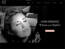 Tablet Screenshot of lauragranados.com